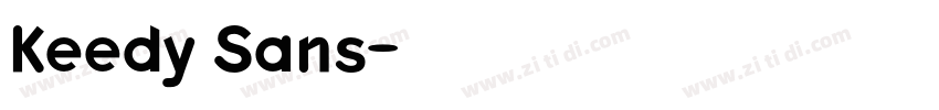 Keedy Sans字体转换